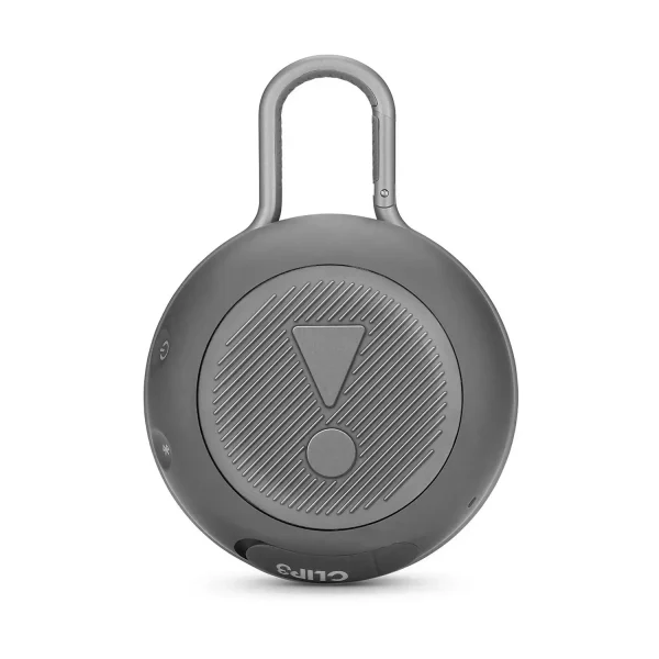 JBL Clip 3 Portable Bluetooth Speaker with Carabiner - Gray - Image 3